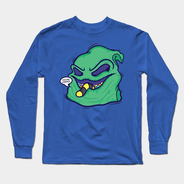 Oogie Boogie Long Sleeve T-Shirt by a cat cooking